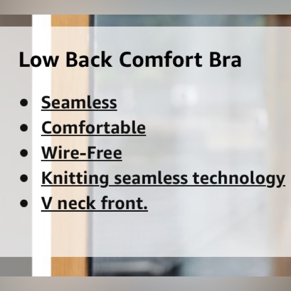 🌸Low Back Seamless Bralette - Picture 10 of 10